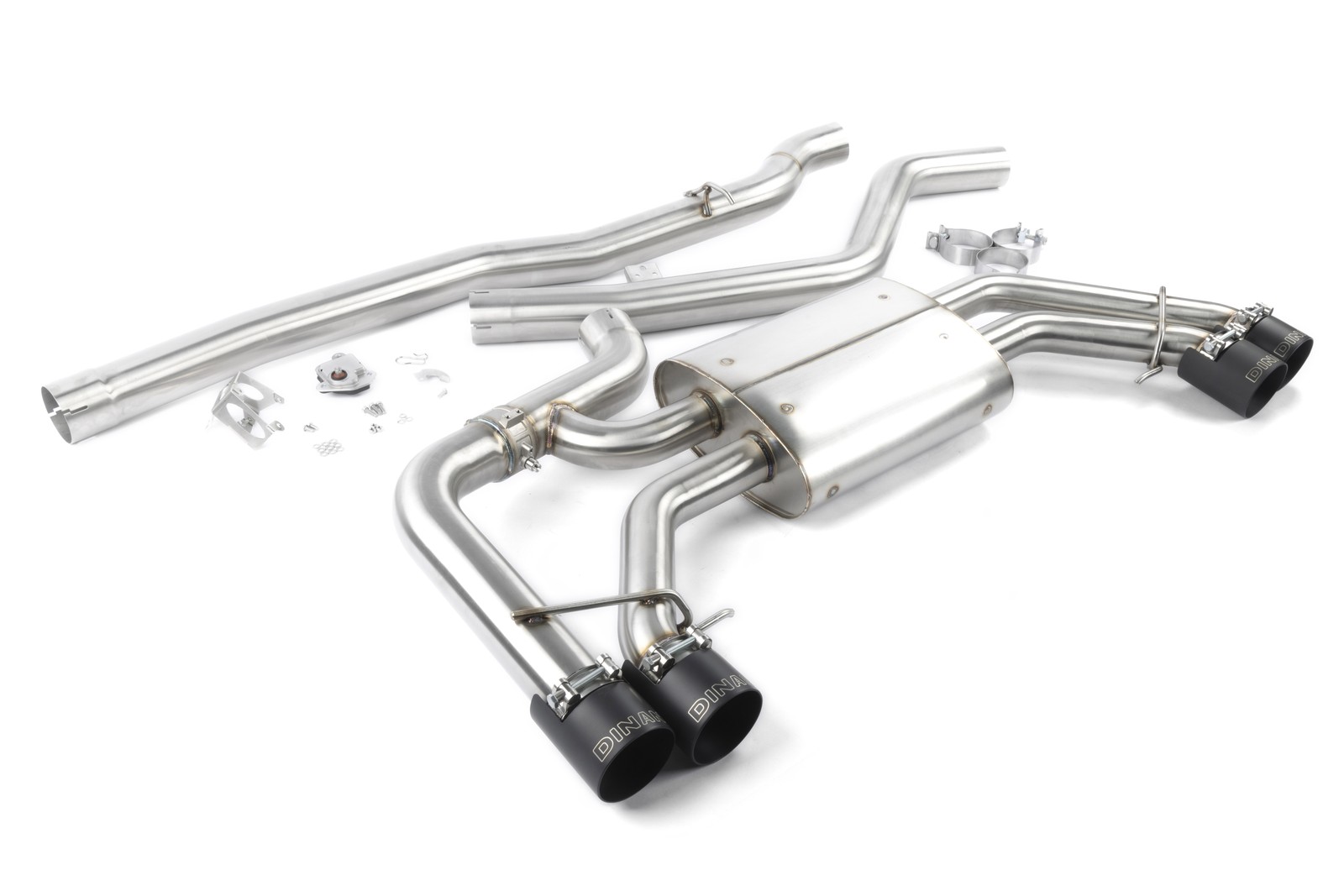 D660-0099-BLK Dinan Valved Cat-Back Exhaust - 2018-2025 BMW X3 M40i / X4 M40i