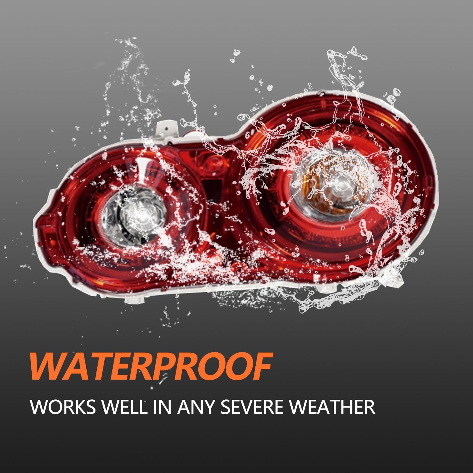 LED Tail Light for 2009-2024 Nissan GTR GT-R R35 Rear Red Brake Tail Lamp