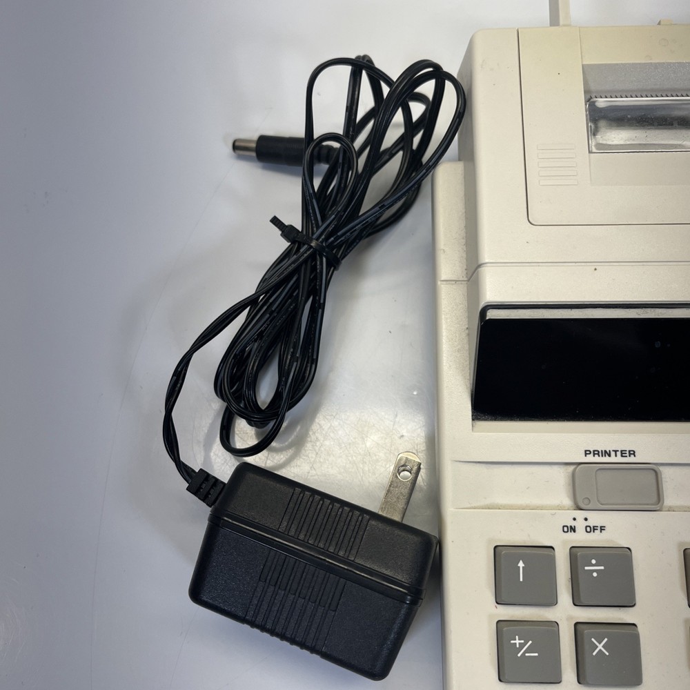 Unisonic XL-1149 Calculator Printer Display 10 Digit 4 Key Memory - Adding Mach