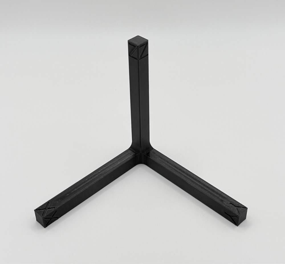 XYZ Coordinate Axes Model | 3D Printed Educational Tool | Geometry & Physics Aid