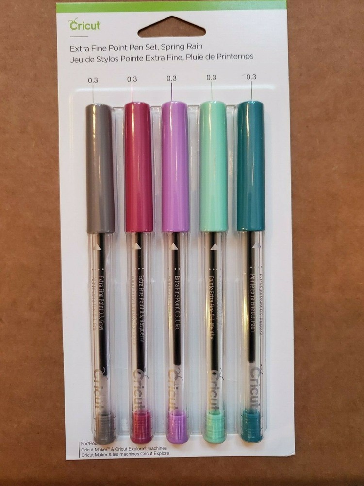 Cricut Extra Fine Point Pen Set, Spring Rain 2005460