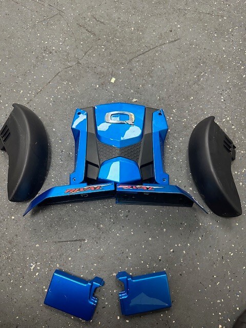 Quantum Q6 Edge SHROUD 7-piece Covers Blue(7)