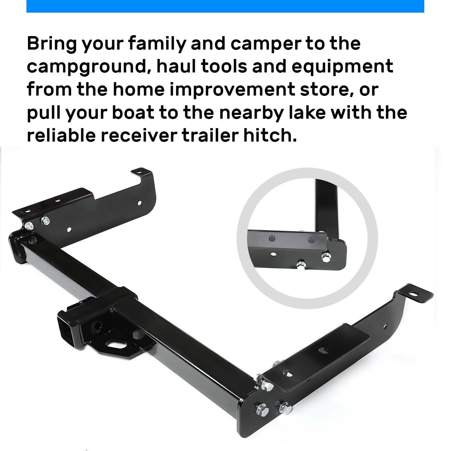 Trailer Tow Hitch Class 3 For 1996-2024 Chevy Express GMC Savana 1500 2500 3500
