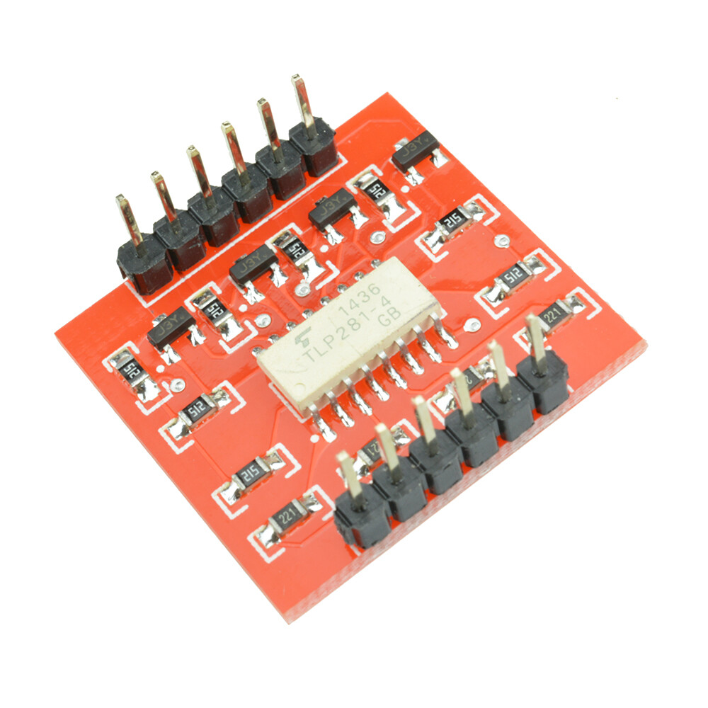 TLP281 4 Channel Optical Coupler Isolation Module High/Low Level Expansion Board