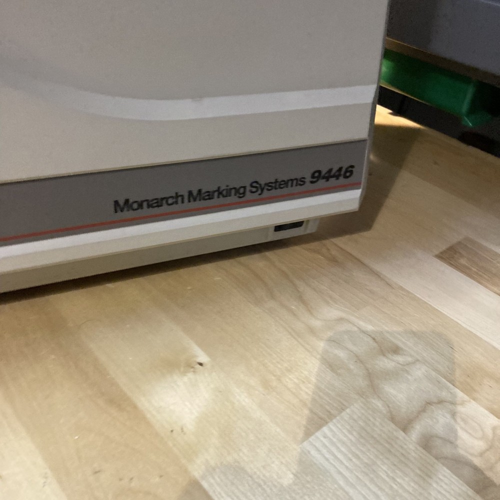 Monarch MO9446-20 9446 Monarch Marking Systems Thermal Label Printer Untested