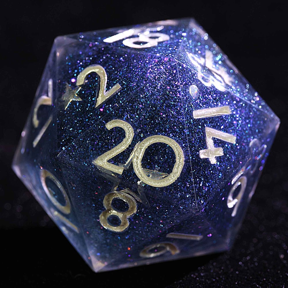 9 Polyhedral Resin DnD Dice Set Deep Space Universe for Dungeons Dragons RPG