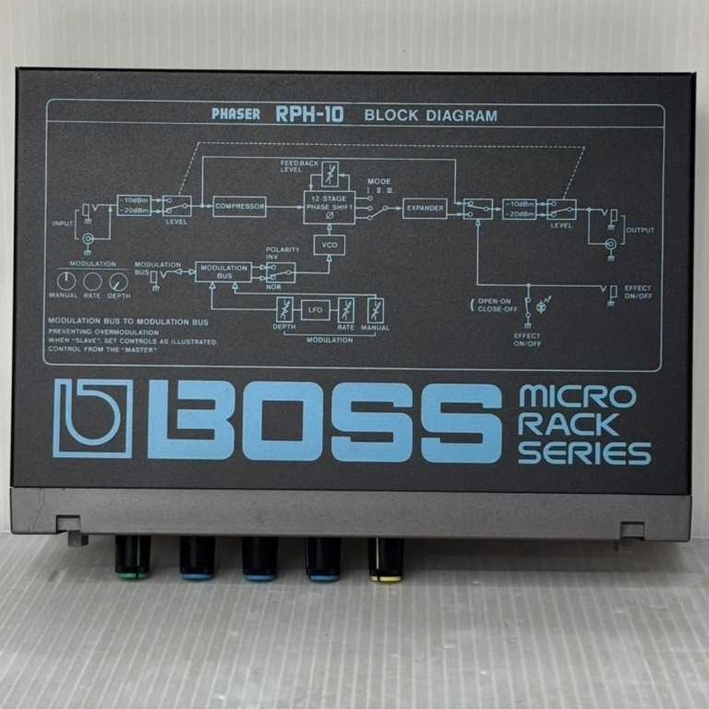 BOSS RPH-10 Phaser Micro Rack Guitar Effects Unit used