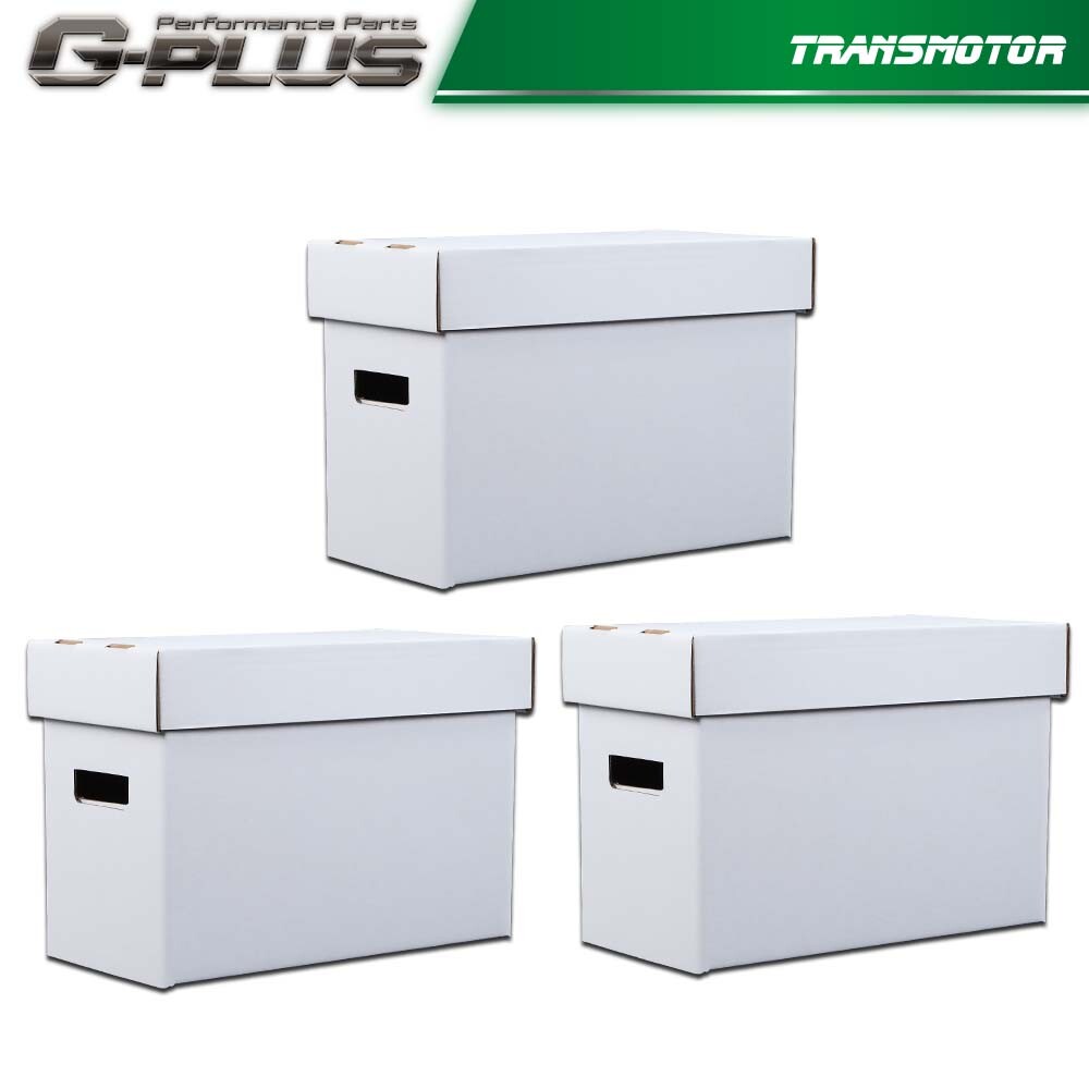 3Pcs Comic Books Storage Boxes Short Holds 150-175 Stackable Durable Archive