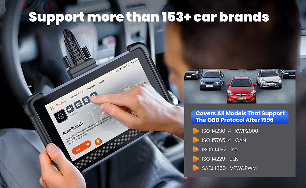 ThinkScan 672 OBD2 Full System Bidirectional Car Diagnostic Scanner Tool CANFD