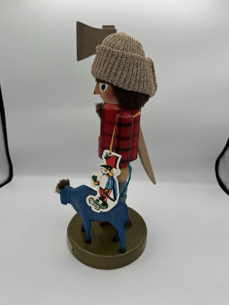 Steinbach 17inch #178/3000 Paul Bunyan Signed Nutcracker With Box