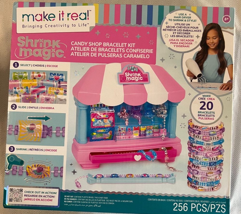 Make It Real: Shrink Magic Candy Shop Bracelet Kit  for 8 Years Old & Up
