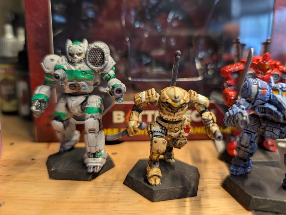 BattleTech: Miniature ForcePack - House Kurita Command Lance PAINTED