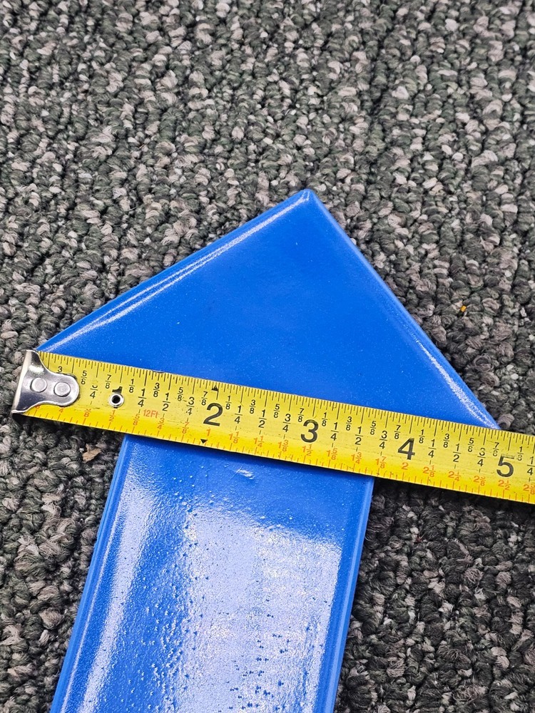 (QTY 6) Gopher Directional Arrow Poly Spots Blue