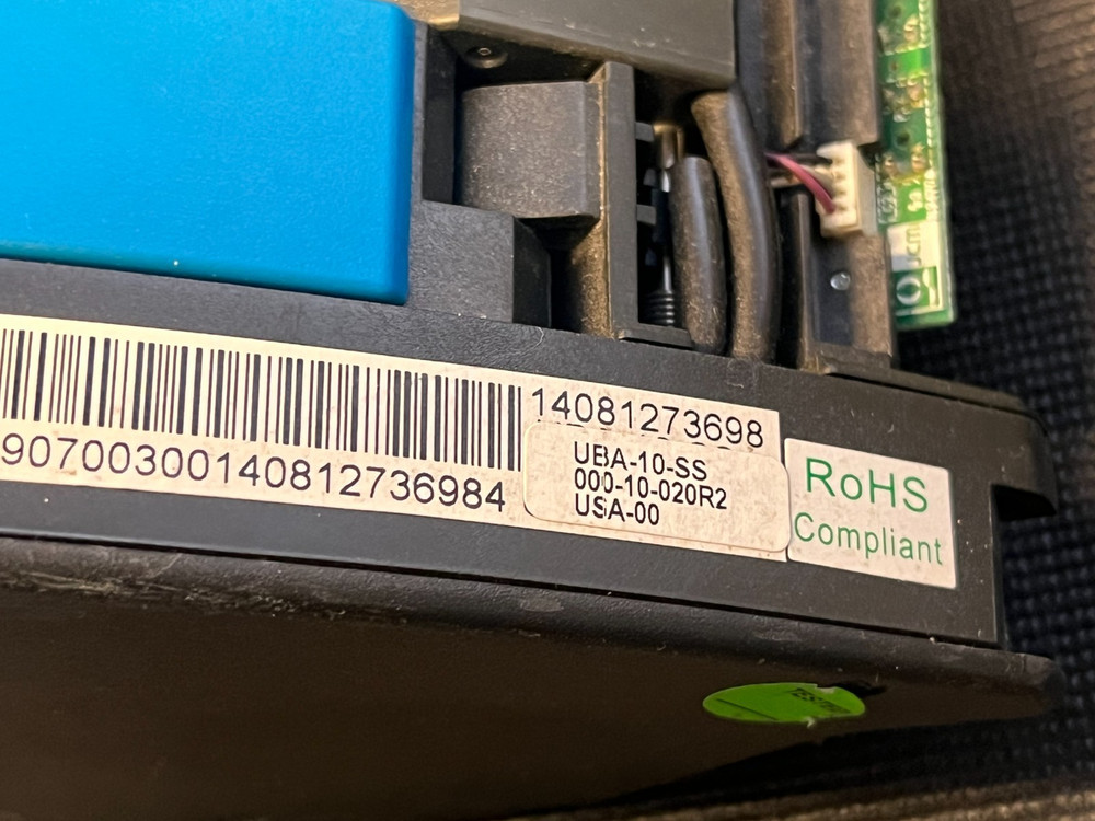JCM UBA‑10‑SS Bill Validator Head Only WMS Williams