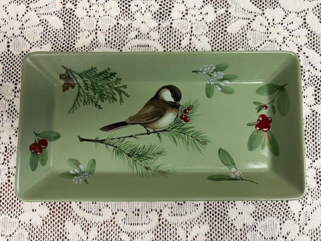 Pfaltzgraff - Winterwood - Rectangular Serving Tray - 11 1/4" - USA