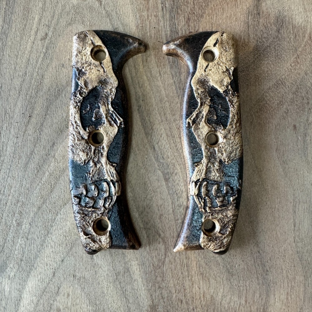 Shadowskull scales compatible with ESEE-5/6 knife custom made