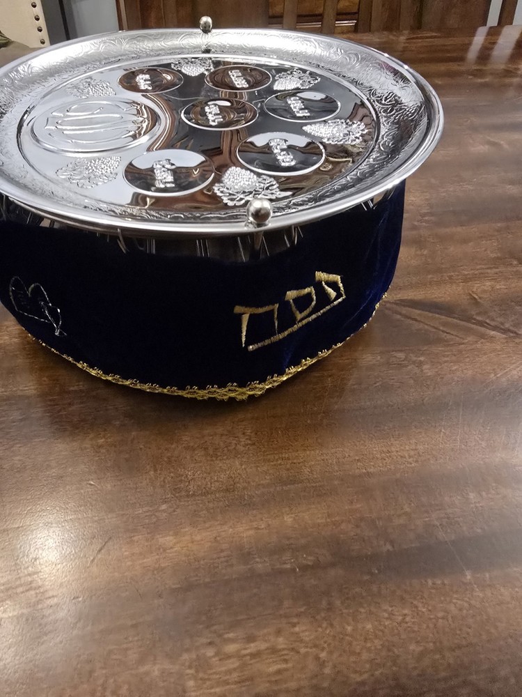 12in 3 Tier Passover Seder plate /compendium