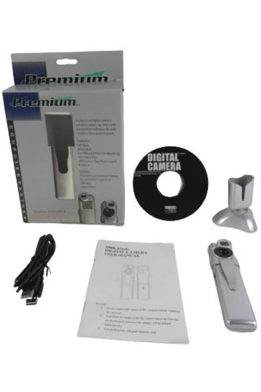 Vintage Computer Partner 100K Pixel USB Camera w/ Box, Manual & CD - Untested