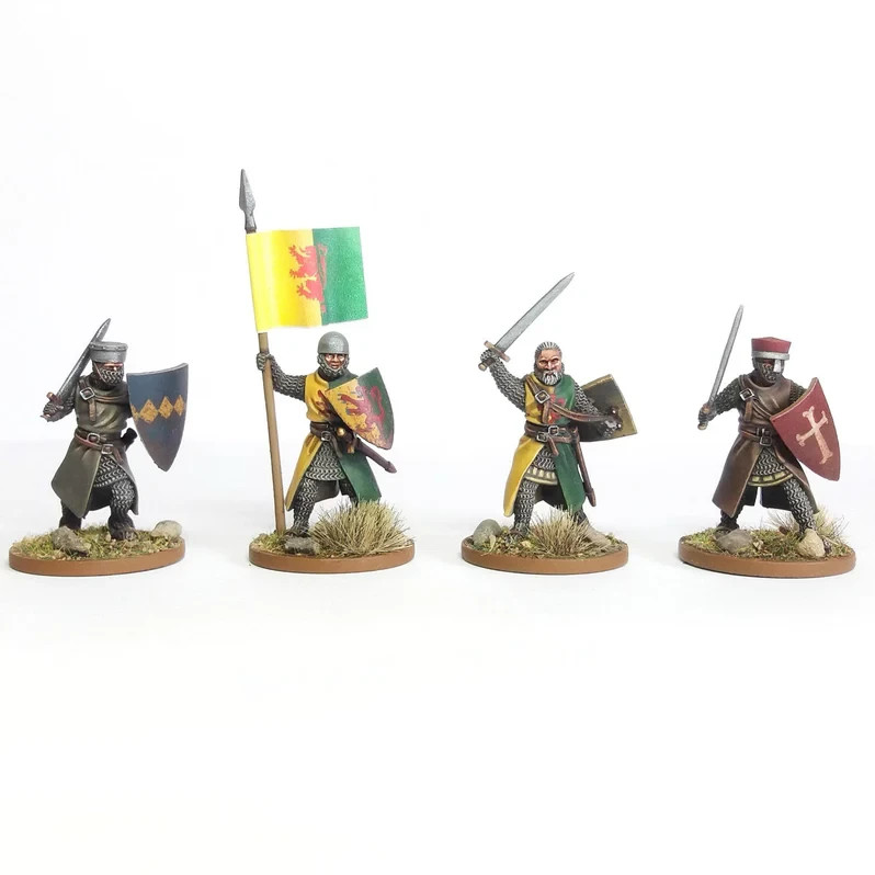 Wargames Atlantic Foot Knights - 28mm Medieval Infantry Sprues