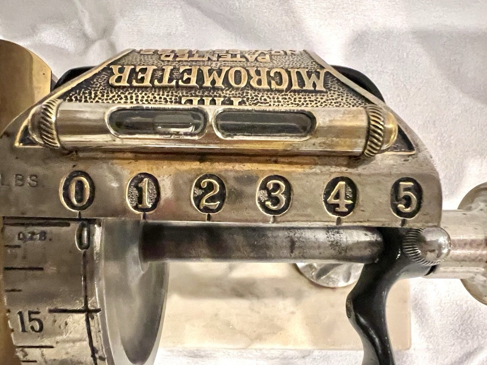 1905 MICROMETER SCALE, The Dodge Mfg. Co., Yonkers NY