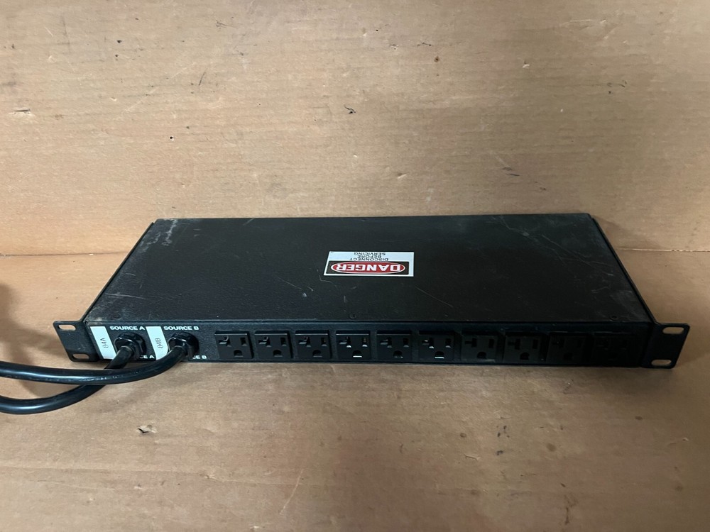 Geist Model ABCN102-102R20 Input A/B Power Switch 125 Vac