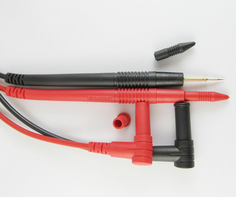 Sharp Needle SMD Multimeter Meter Test Lead Probe with Jacket protection 1set