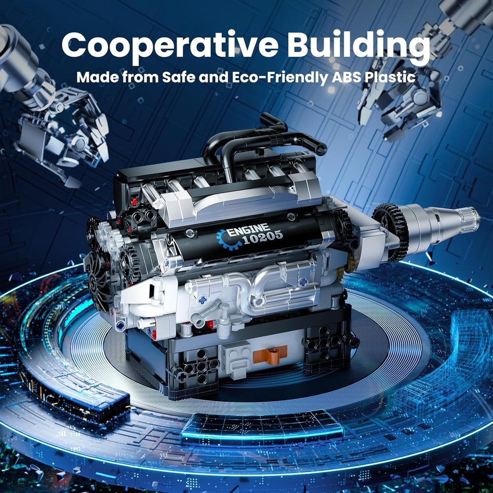 RR V12 Engine Kits That Runs, Build Your Own Combustion Engine, Model V8 Engine