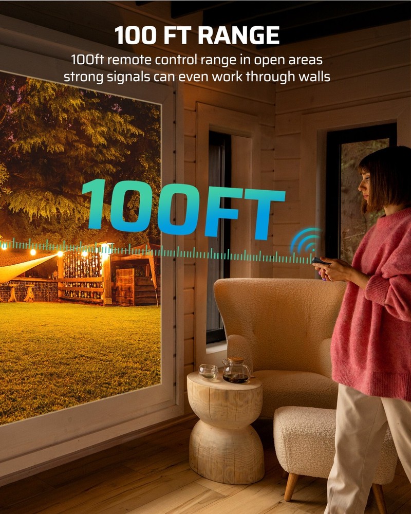 DEWENWILS Wireless Light Switch and Receiver Kit, for Outdoor Lighting, Ceiling