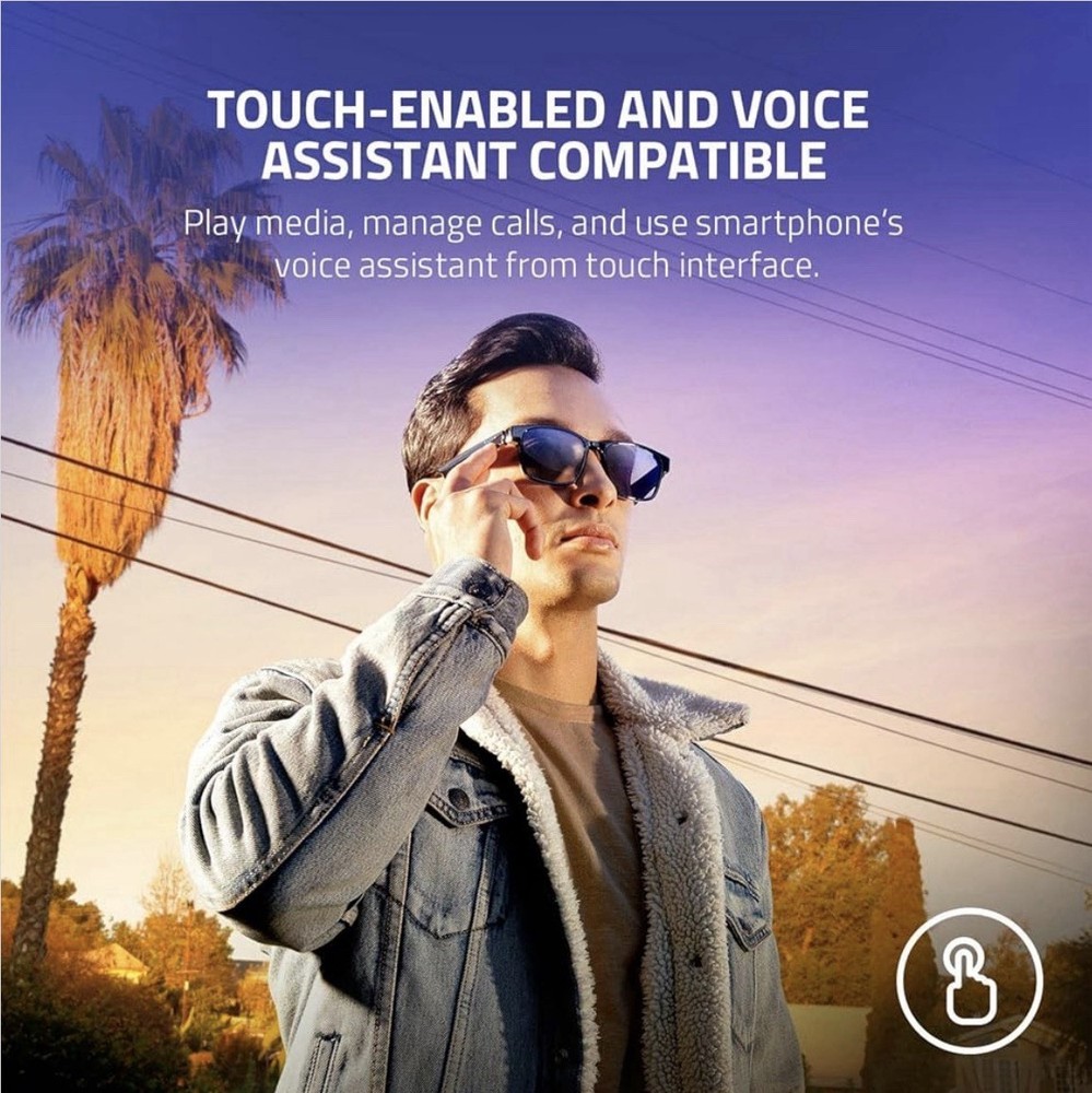Razer Anzu Rectangle Small | Medium Bluetooth Smart Glasses