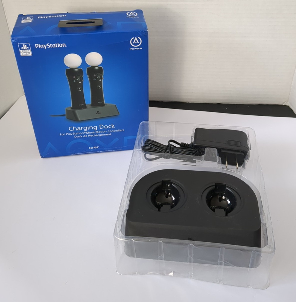 PlayStation PowerA Charging Dock Only For PS4 Move Motion Controllers NEW