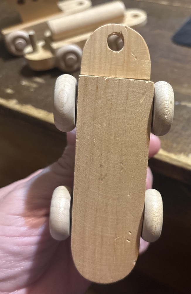 Handmade Wooden Train Five Piece