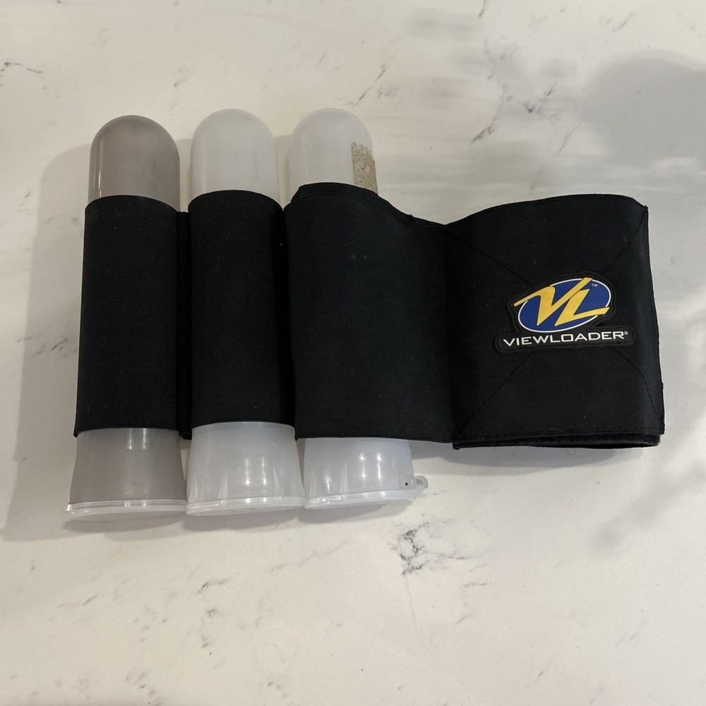 Viewloader Paintball Elastic Harness AMMO Pouch with 3 Viewloader 75 Round Pods