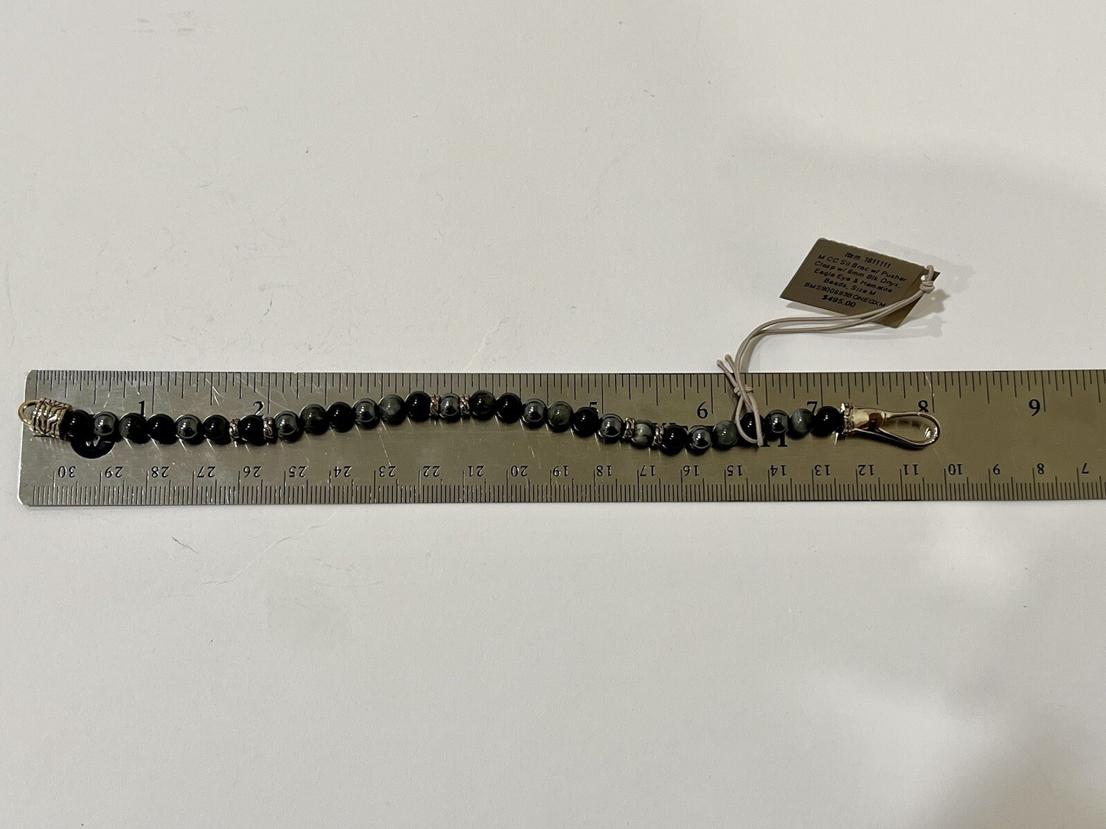 John Hardy Black Onyx Eagle Eye & Hematite Bracelet