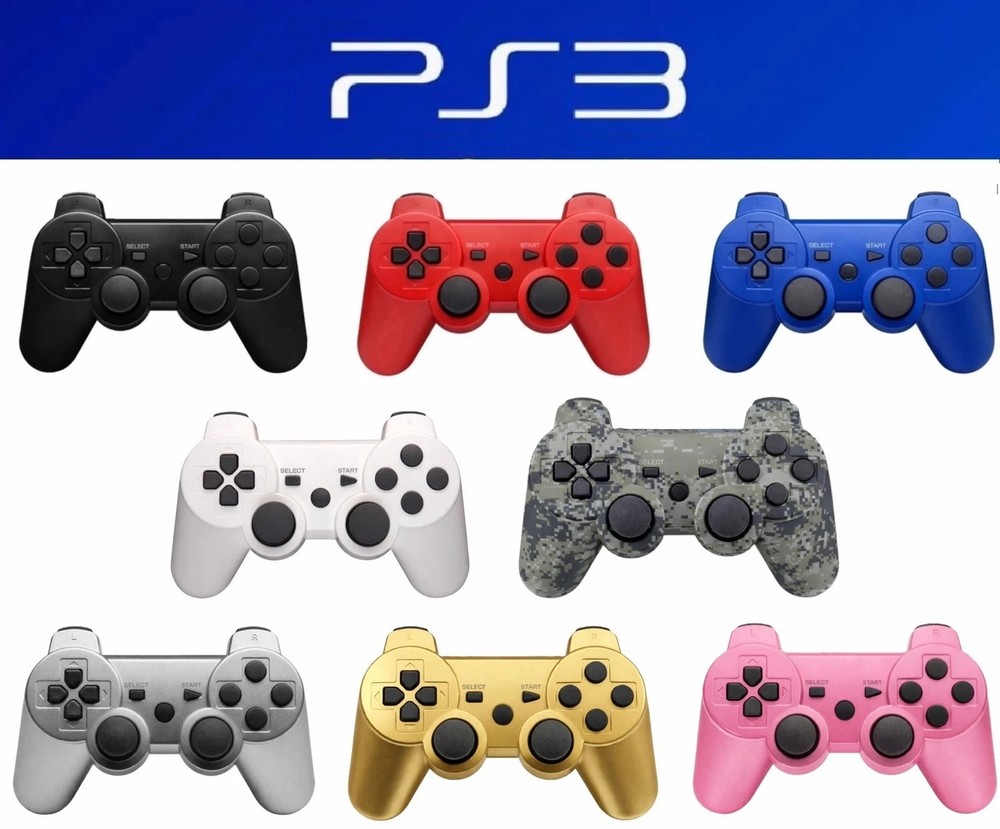 Wireless Controller Bluetooth Gamepad for PlayStation 3 PS3 Multi-color
