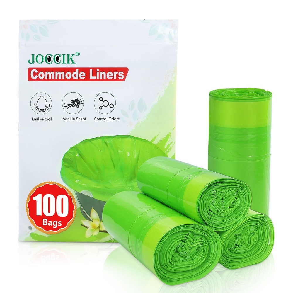 Commode Liners for Bedside 1 Count (Pack of 100), 100pcs