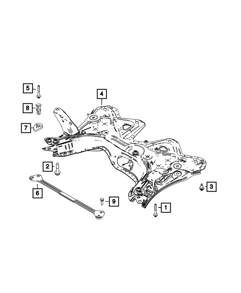 Genuine Mopar Special Head Bolt 68655227AA
