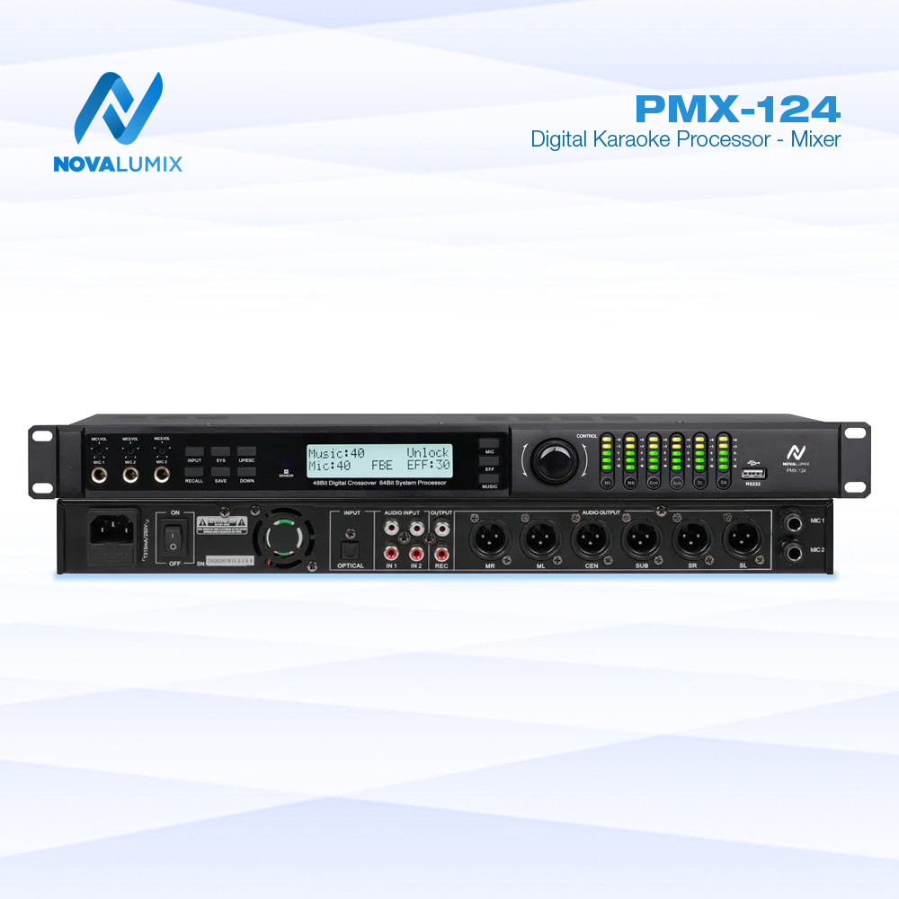 PMX-124 Digital Karaoke Processor - Mixer | NovaLumix | Must Have