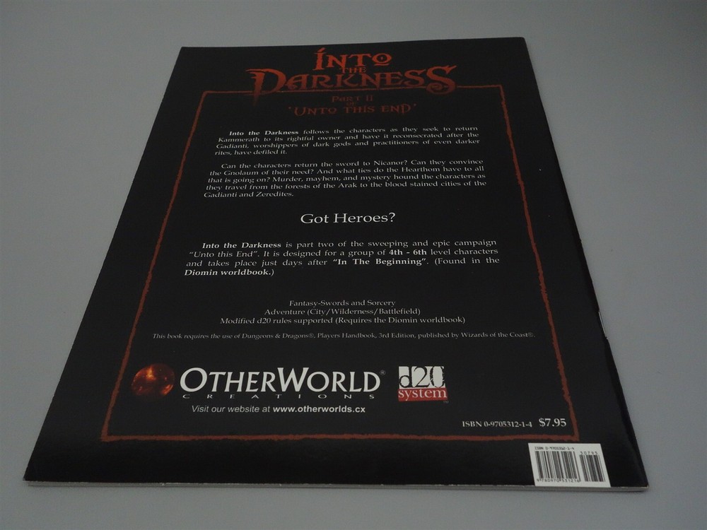 Into the Darkness (d20 System)