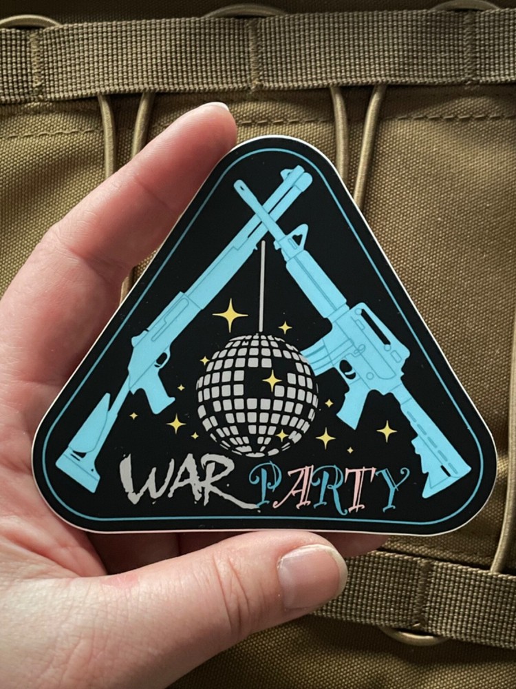 WarParty Vinyl Sticker by Diamondback Designs