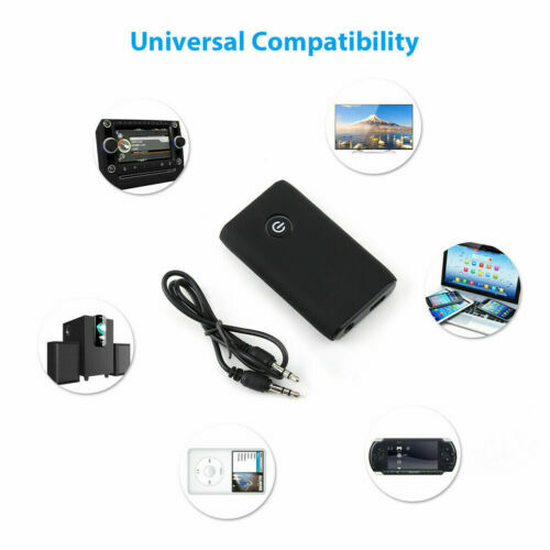 2-in-1 Bluetooth 5.0 Wireless Audio Aux 3.5mm Adapter Transmitter and Receiver