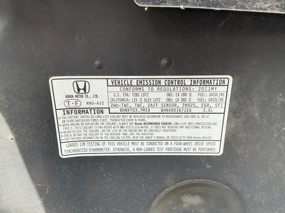 System Restraint Bag Module Center Dash Fits 09-11 PILOT 870023