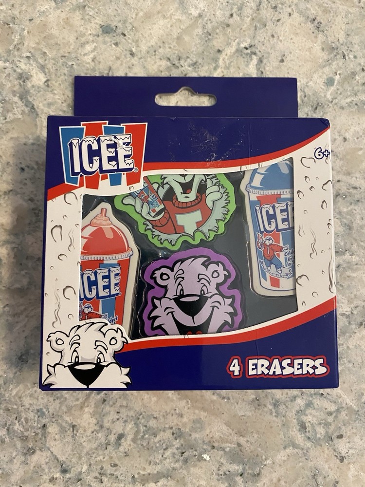 Icee 4 Pack Of Erasers