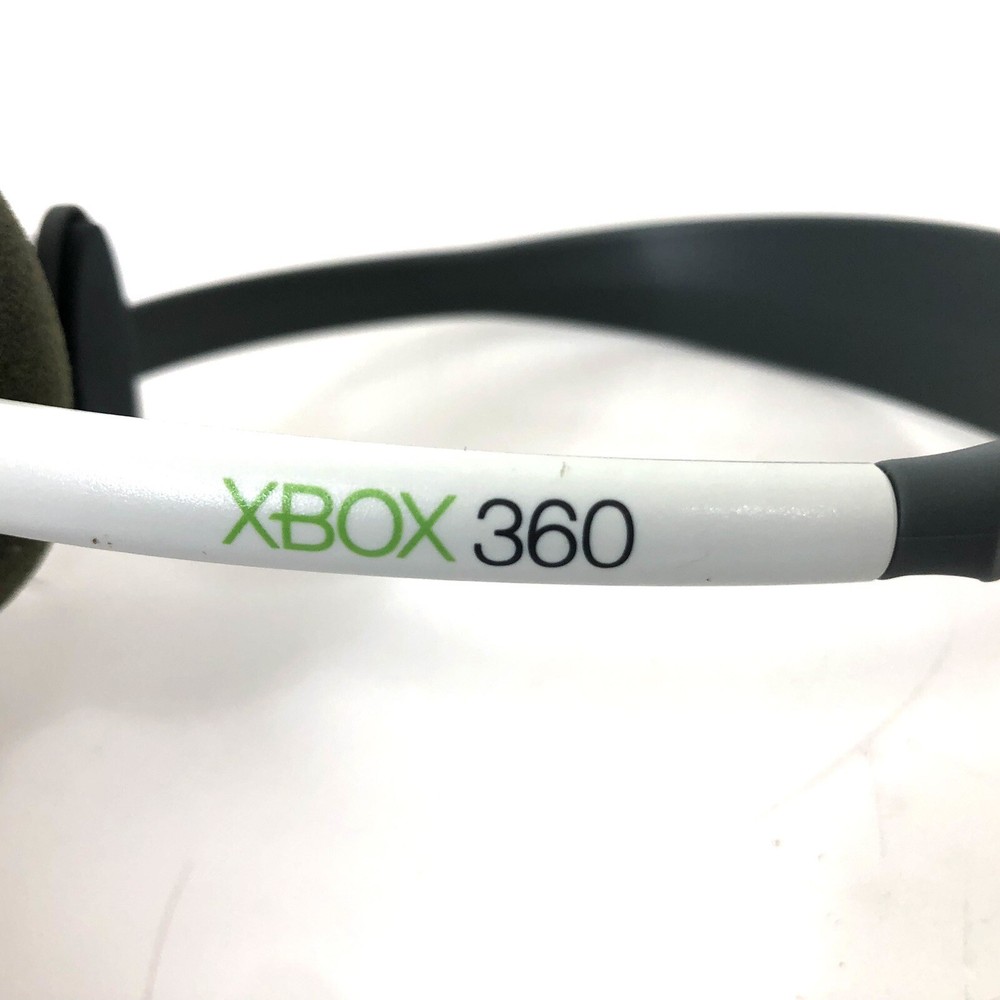 X Box 360 Headset Live Headphone w/Microphone Microsoft White
