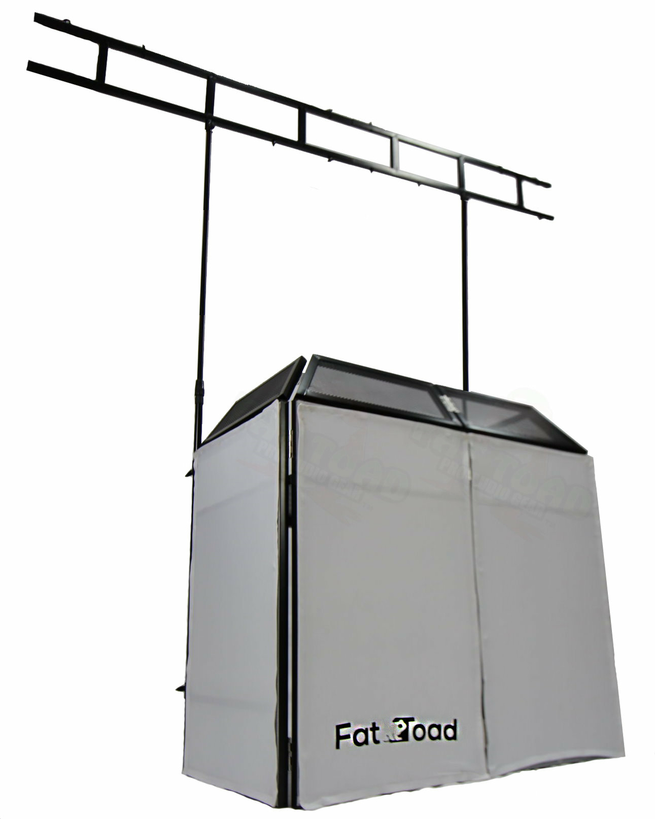 DJ Booth Table Lighting Truss Stand System - Foldable Panel Stage Platform Scrim
