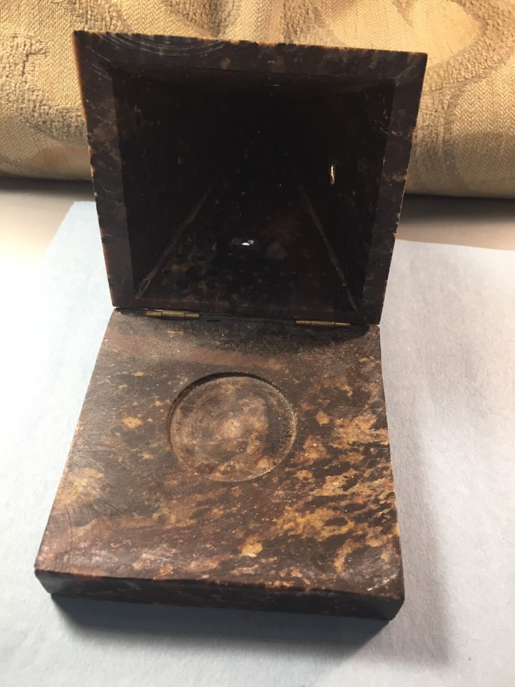 Granite hinged Incense Burner (3-3/4" x 5-1/4")