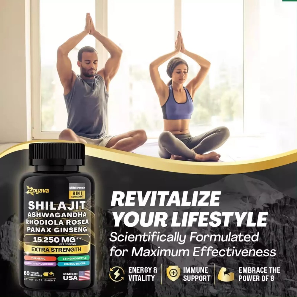Shilajit Dynamic Vitality Bundle Sea Moss Multivitamin Shilajit Power Combo