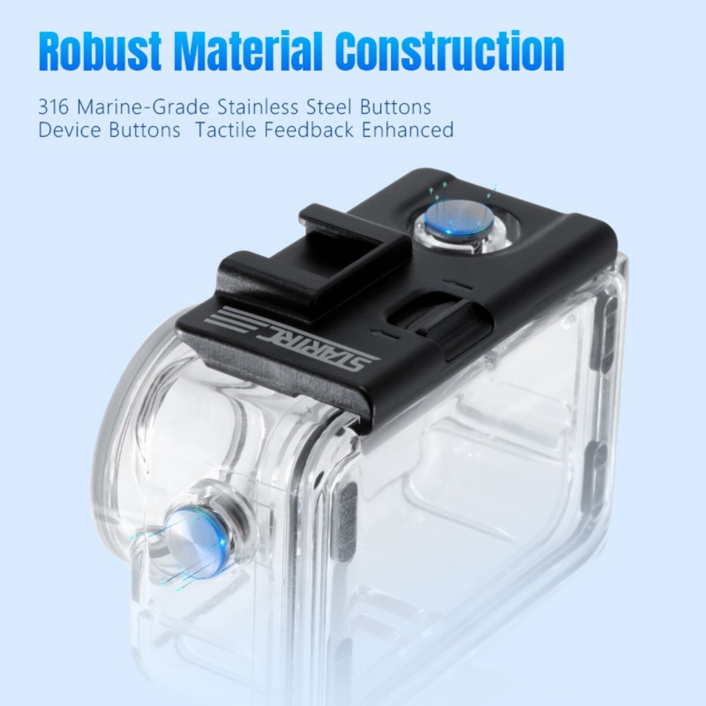 Waterproof Case for DJI Action 5 Pro 4 3 40m Diving Shell