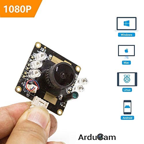 1080P Day & Night Vision USB Camera for Computer, 2MP Automatic IR-Cut