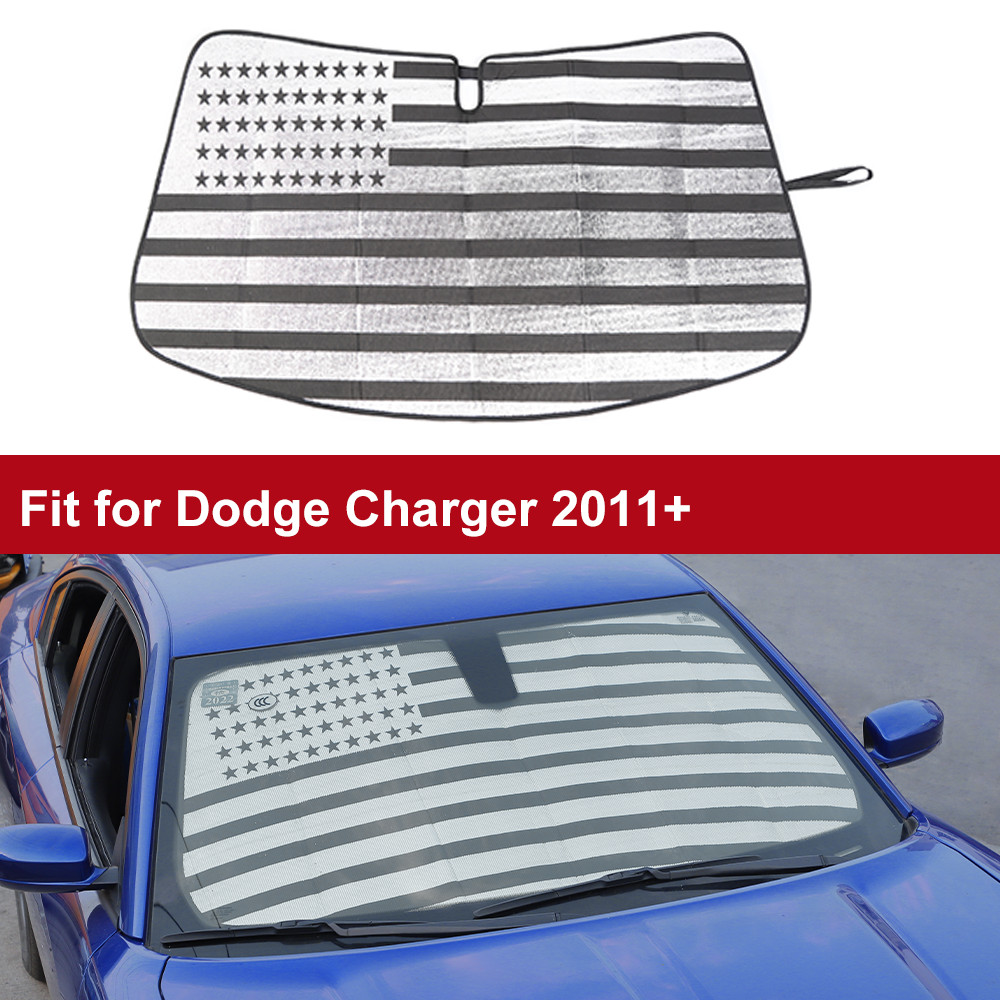 Foldable Windshield Sunshade UV Ray Reflector Visor Protector for Dodge Charger