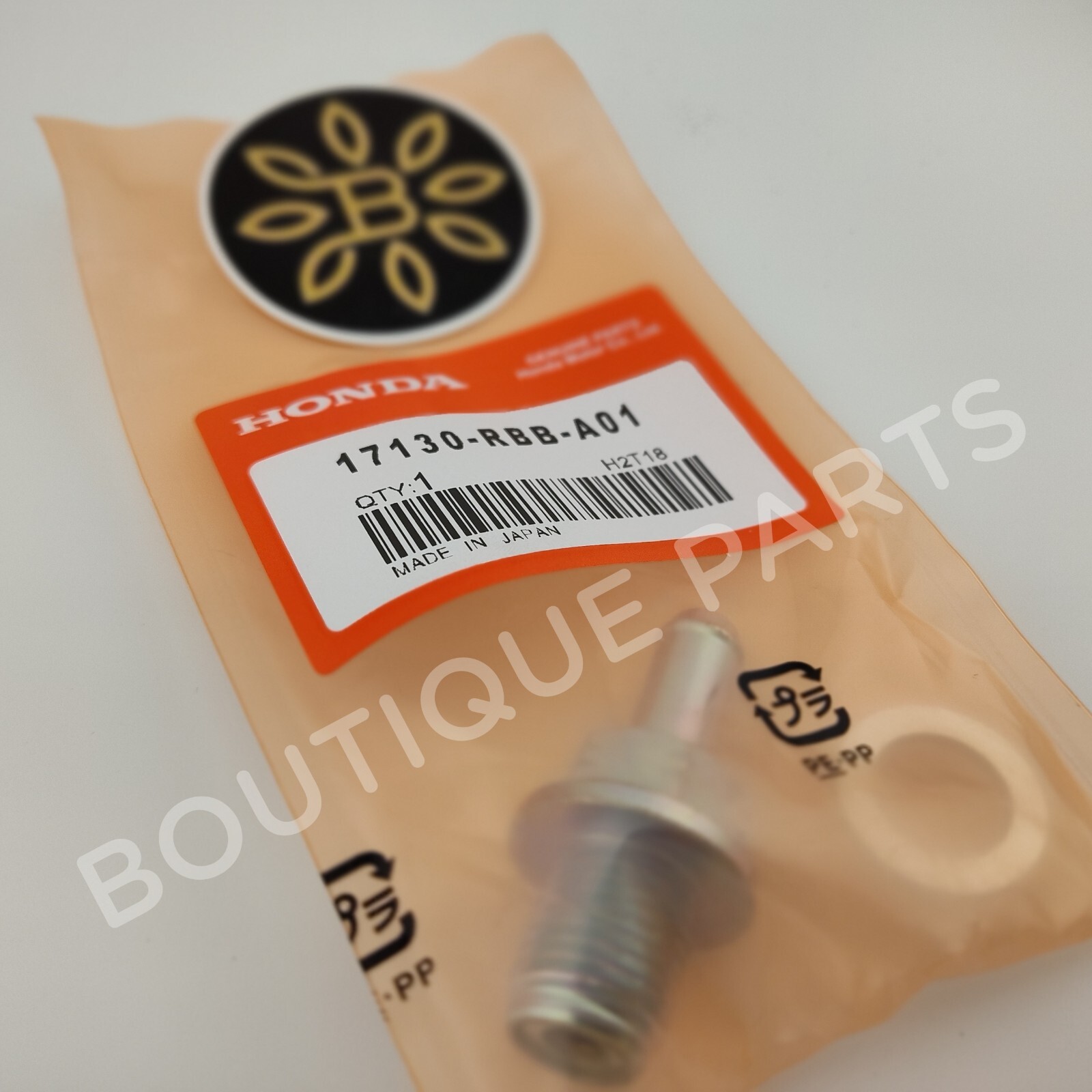 Genuine OEM for Honda PCV Valve Kit & Washer 17130-RBB-A01 Positive Crank Vent